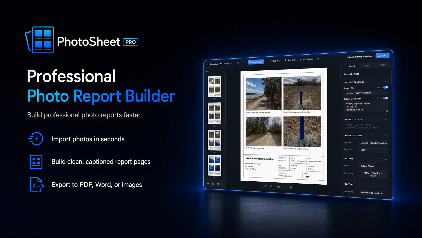 PhotoSheet Reports Pro gallery image