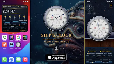 Ship's Clock Maritime Bells app gallery image