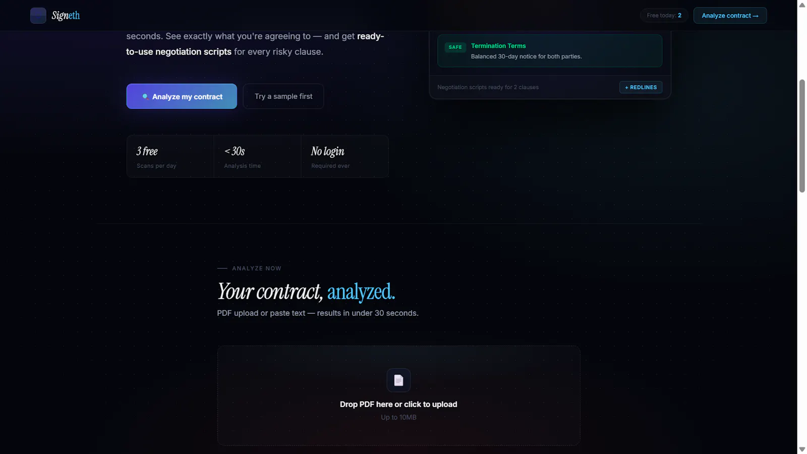Signeth Read Every Contract Risk Nothing screenshot 2