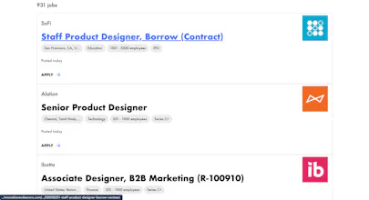 UX Design Startup Jobs gallery image