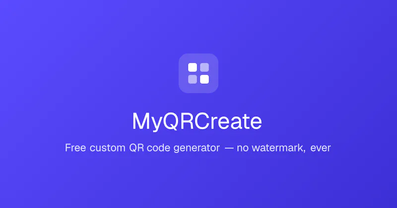 MyQRCreate screenshot 1