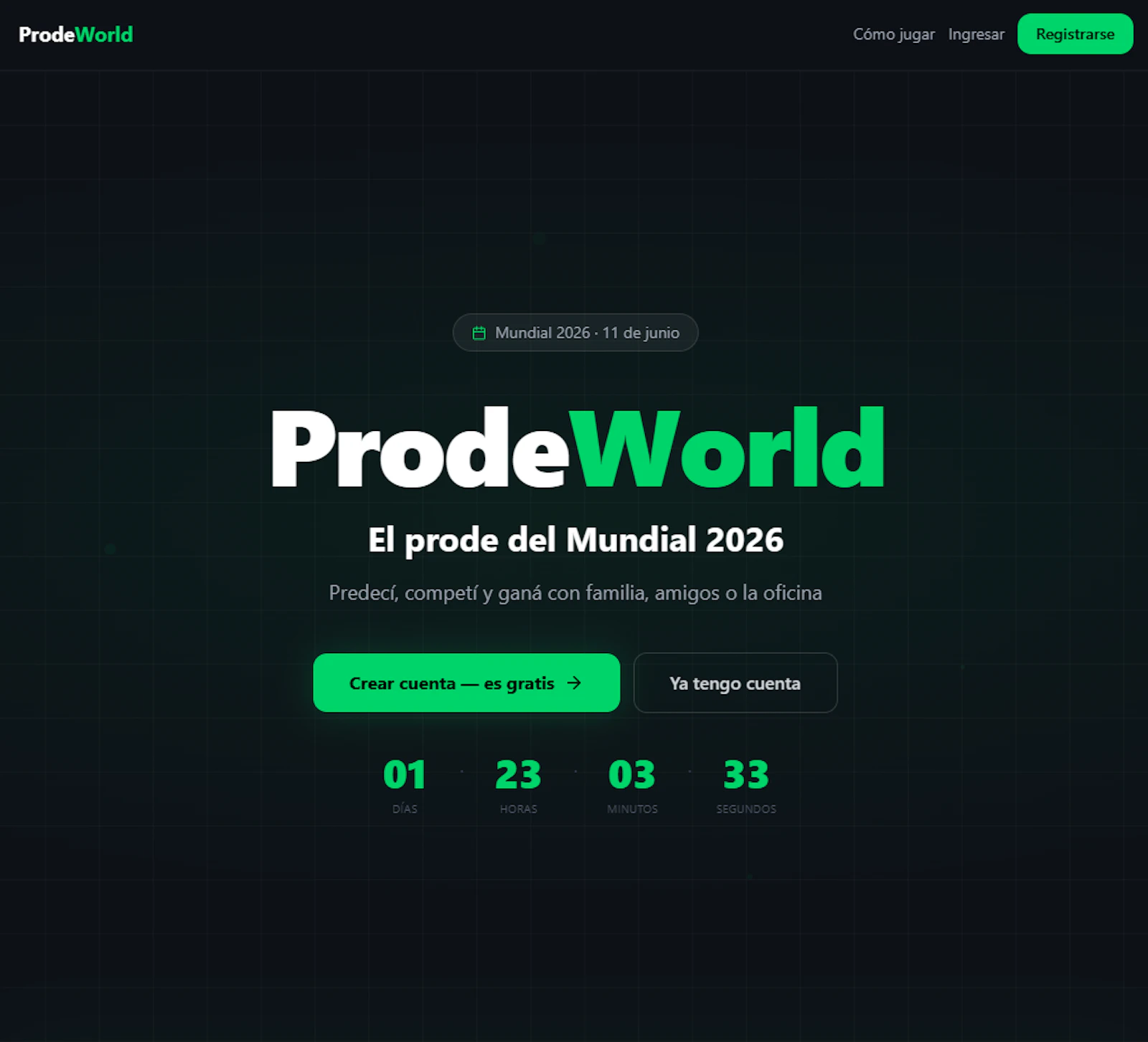 ProdeWorld screenshot 2