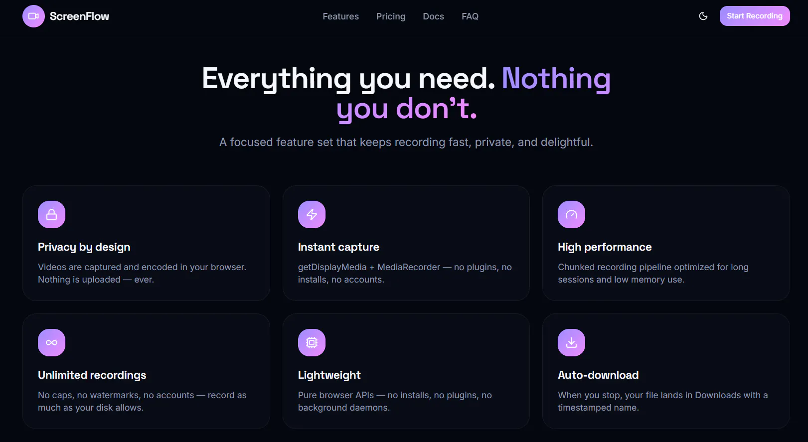 ScreenFlow screenshot
