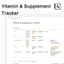 Vitamin & Supplement Tracker