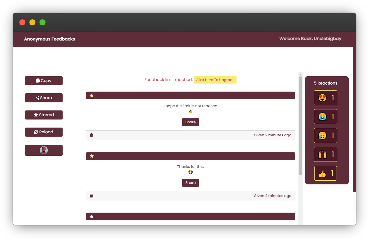 Anonymous Feedback gallery image