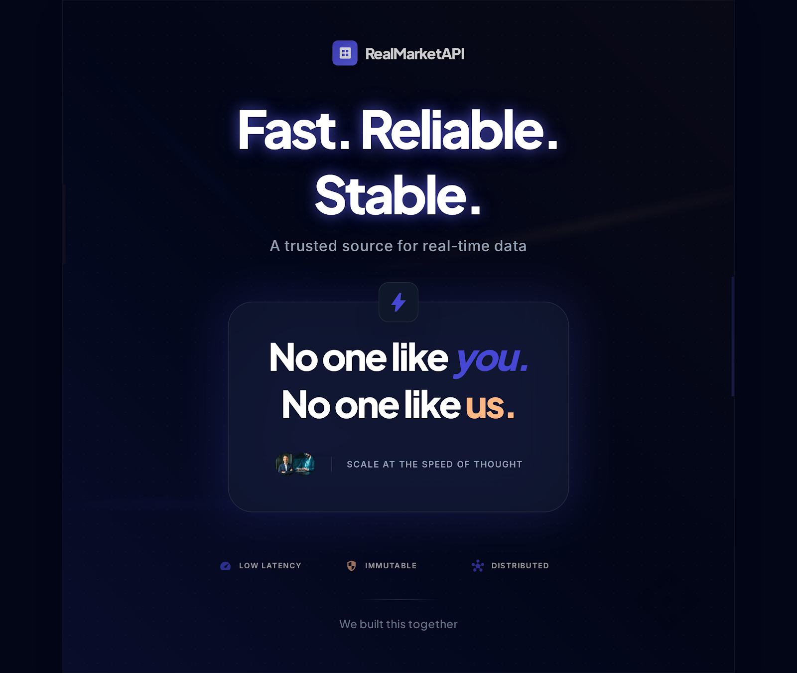Real-time Market API gallery image