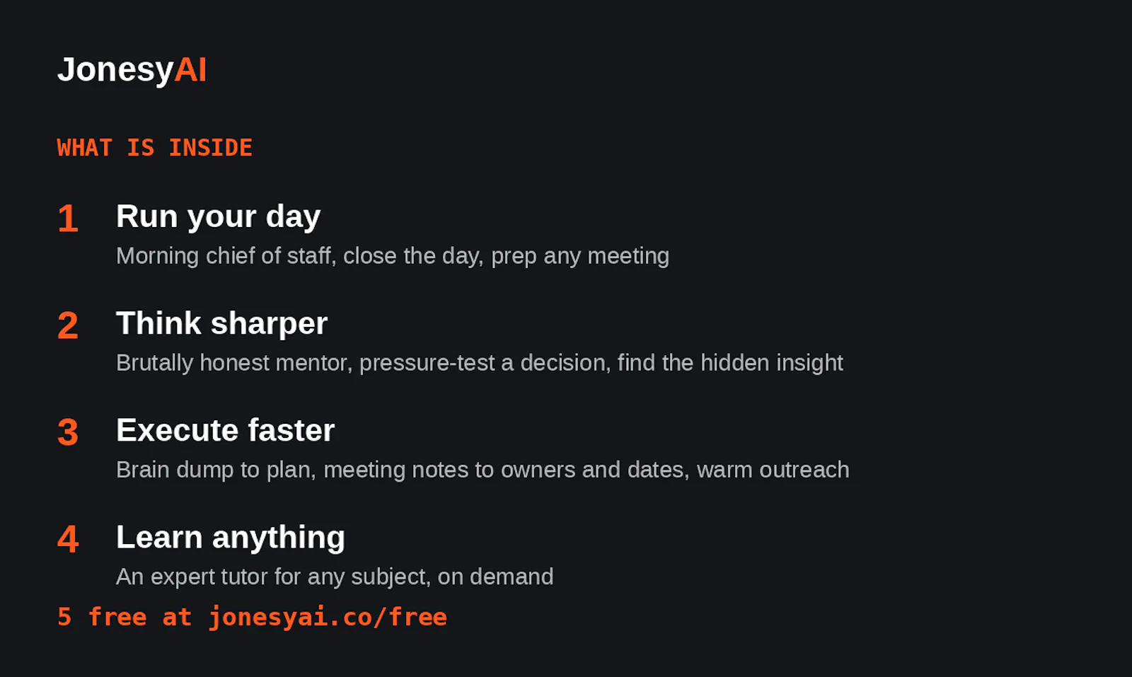 JonesyAI screenshot 2