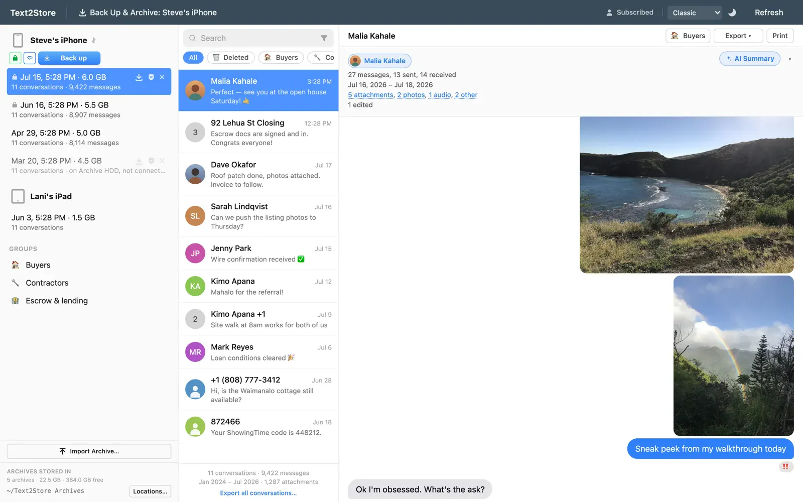 Text2Store screenshot 2