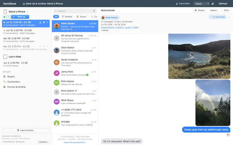 Text2Store screenshot 2