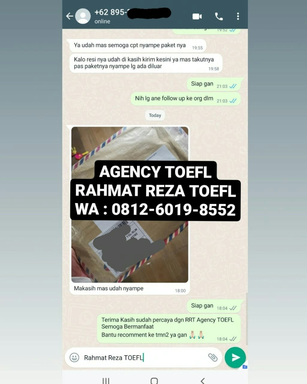 Jasa TOEFL ITP dan IELTS Resmi gallery image