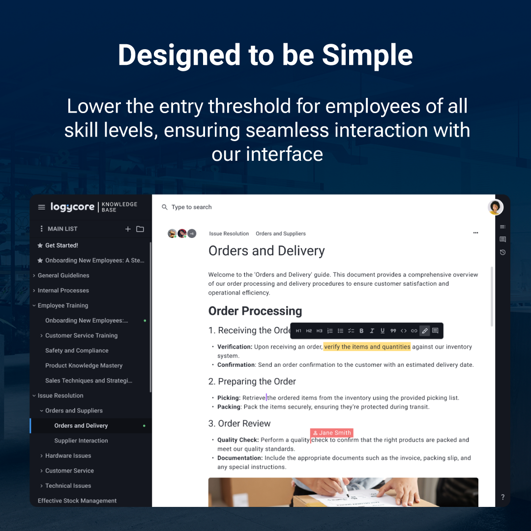 Logycore beta - Base di conoscenza interna per la tua attività media 4