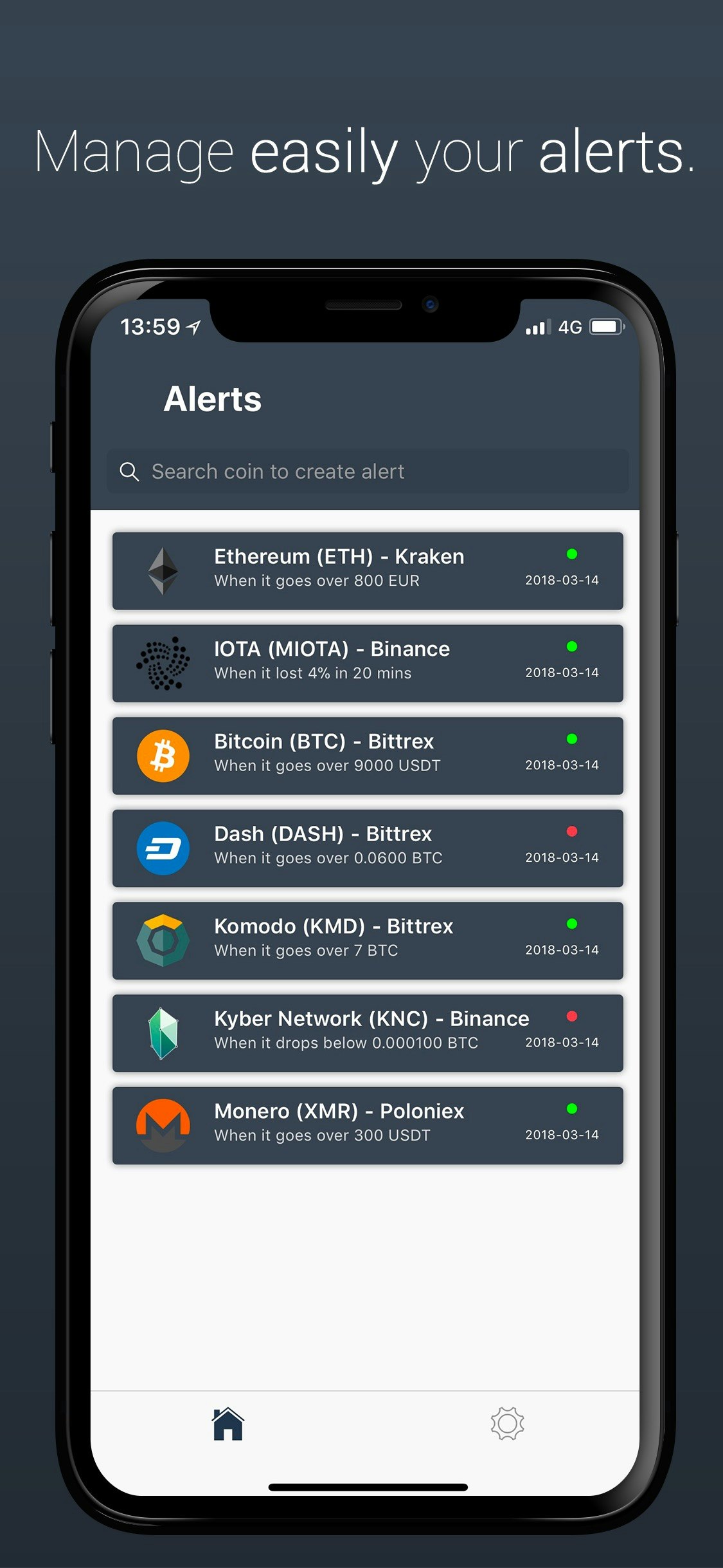 Cryptalert App gallery image