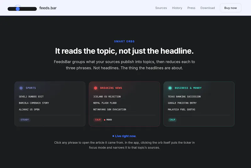 FeedsBar screenshot 6