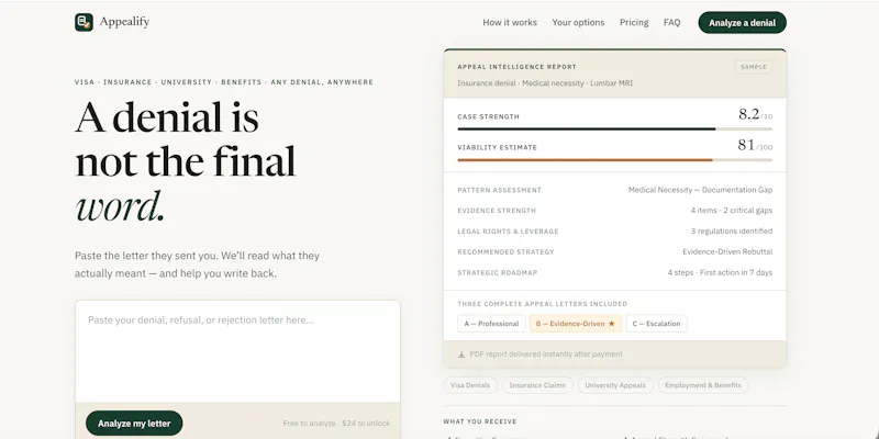 Appealify screenshot 1