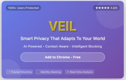 Media VEIL is an intelligent browser extension - Smart Privacy That Adapts To Your Digital World 1