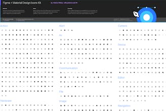 Figma+Material Design Icons Kit gallery image