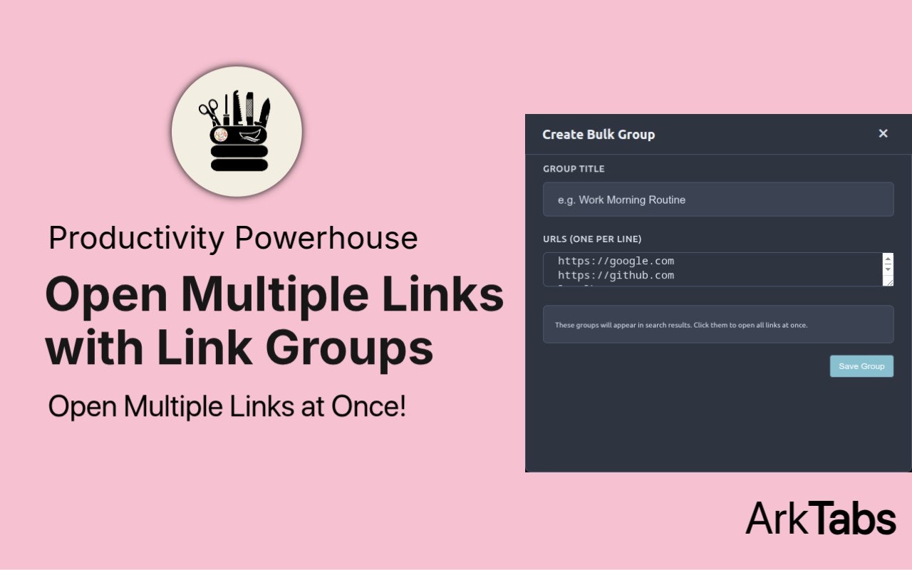 ArkTabs - Screenshot 2 showing product features and functionality