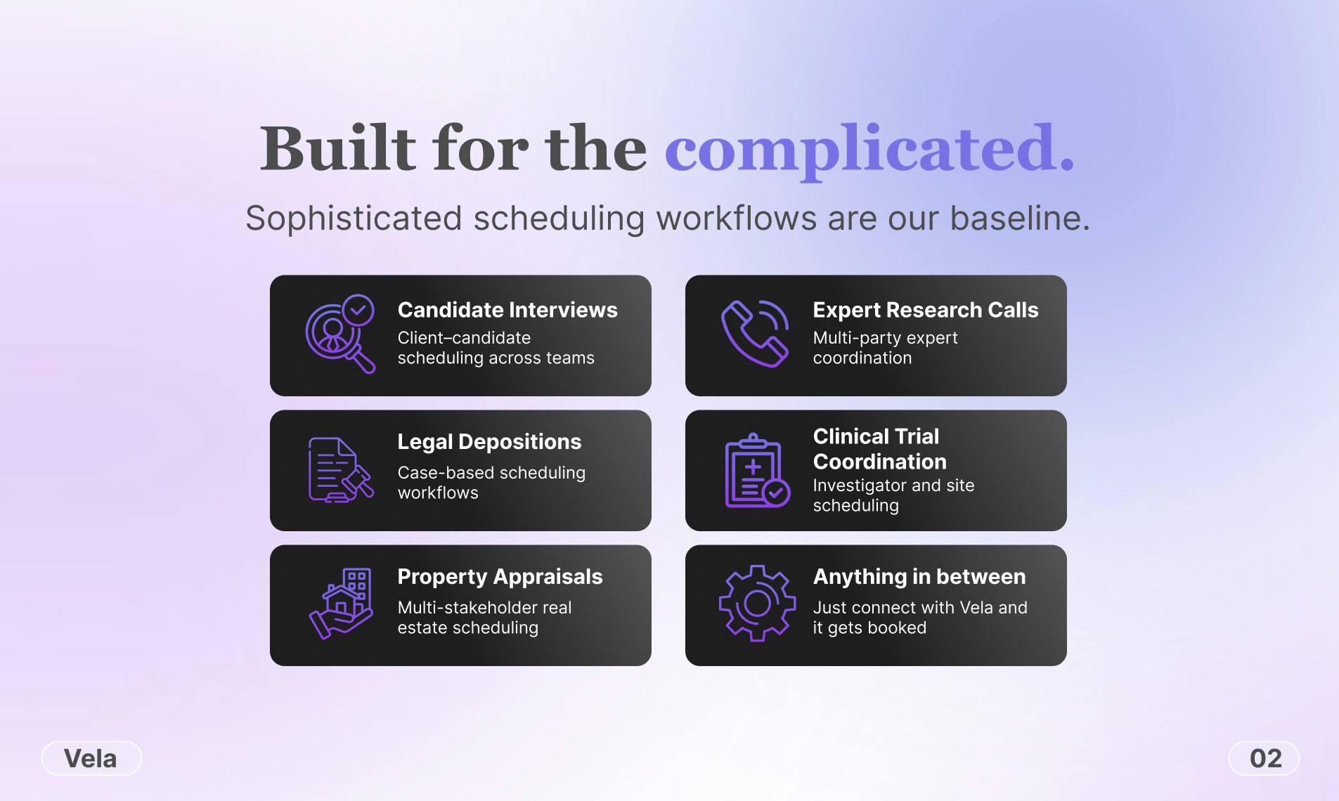 Vela - Screenshot 2 showing product features and functionality