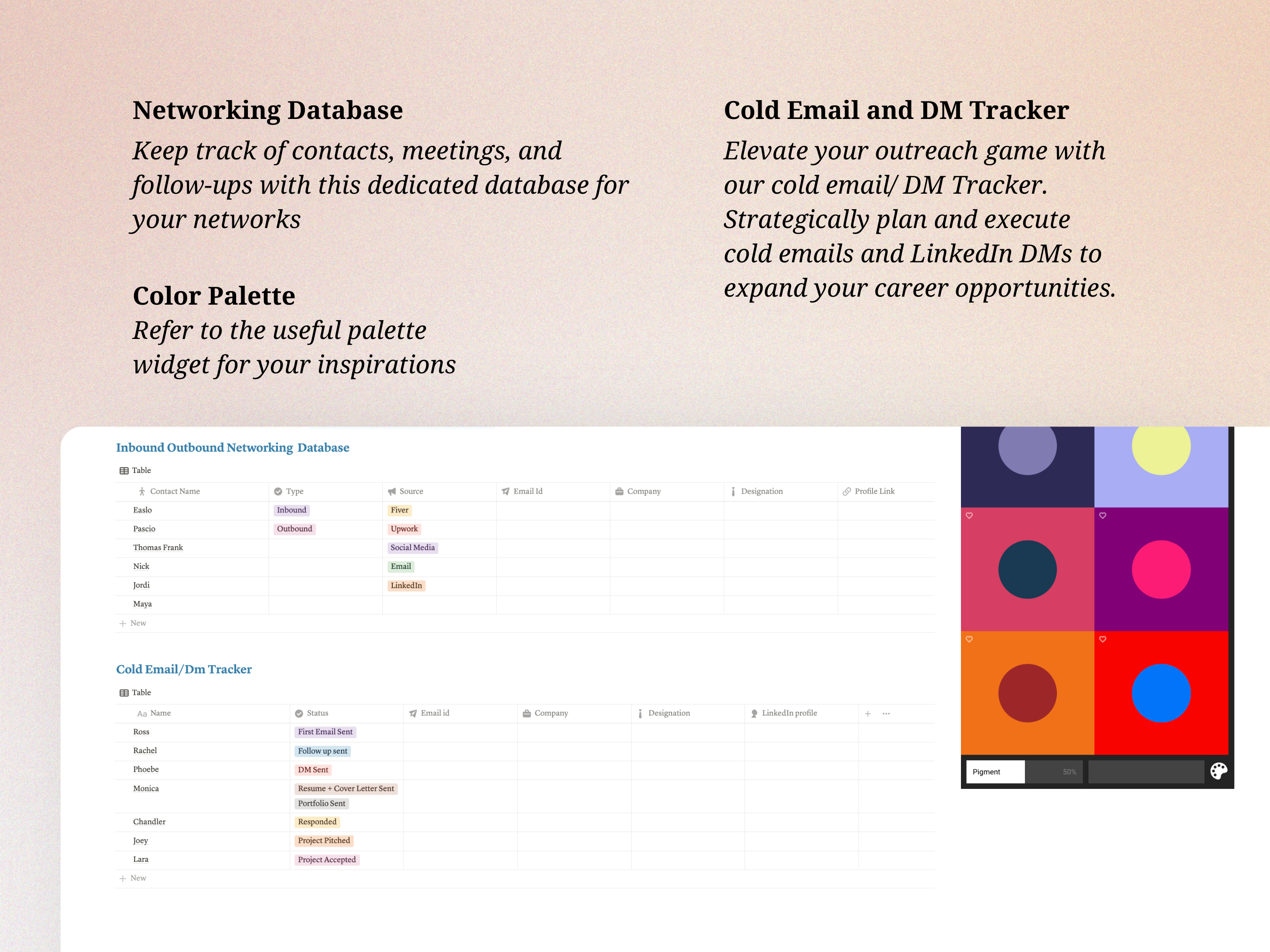 Notion Dashboard for Freelance Designers media 7