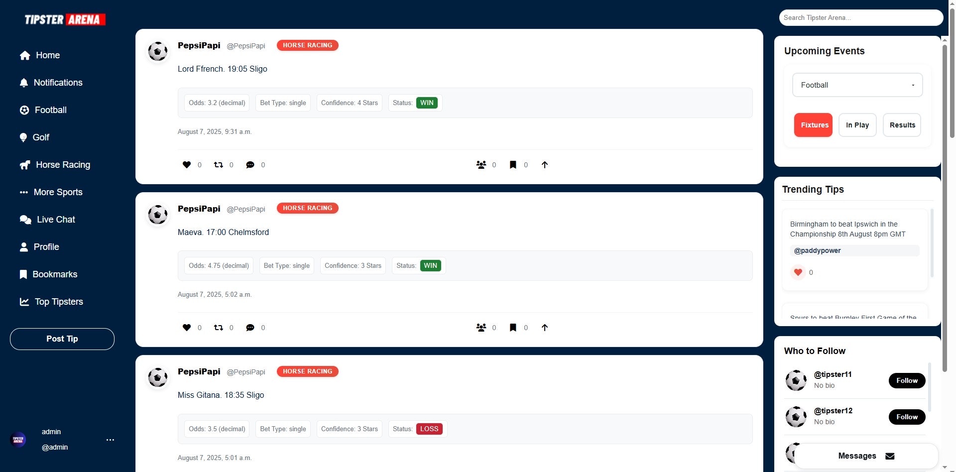 Tipster Arena media 1