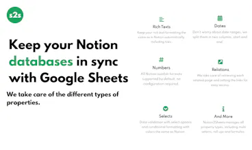Notion2Sheets gallery image