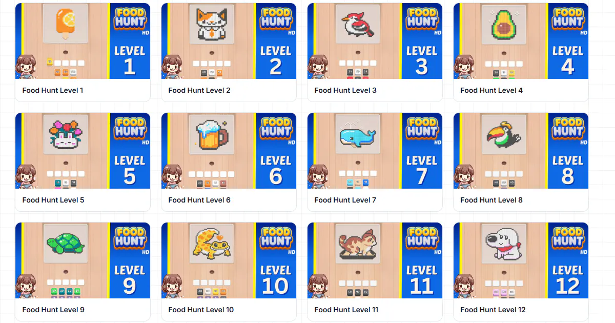 Food Hunt: Pixel Puzzle Guide gallery image