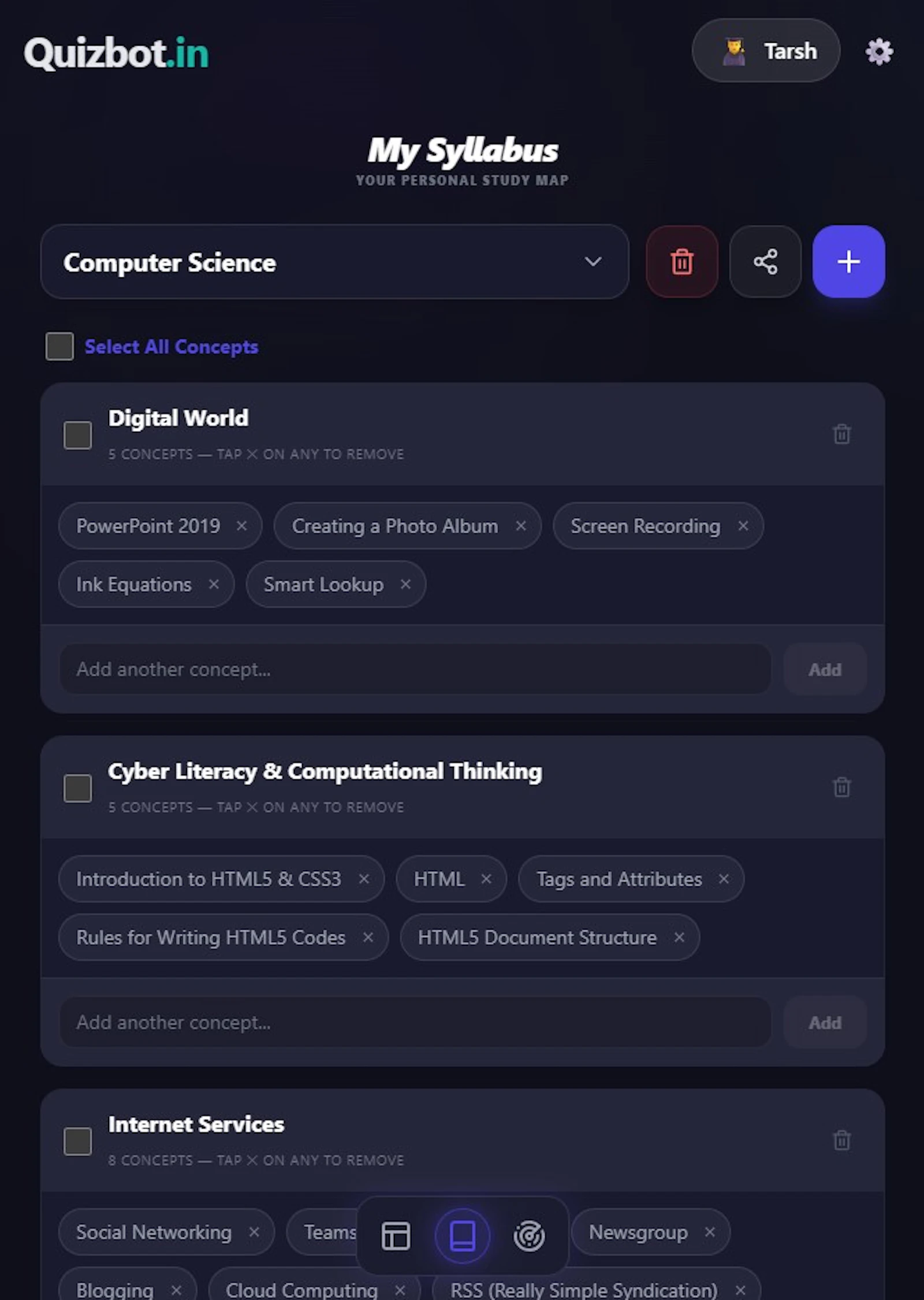 Quizbot Academic screenshot 3