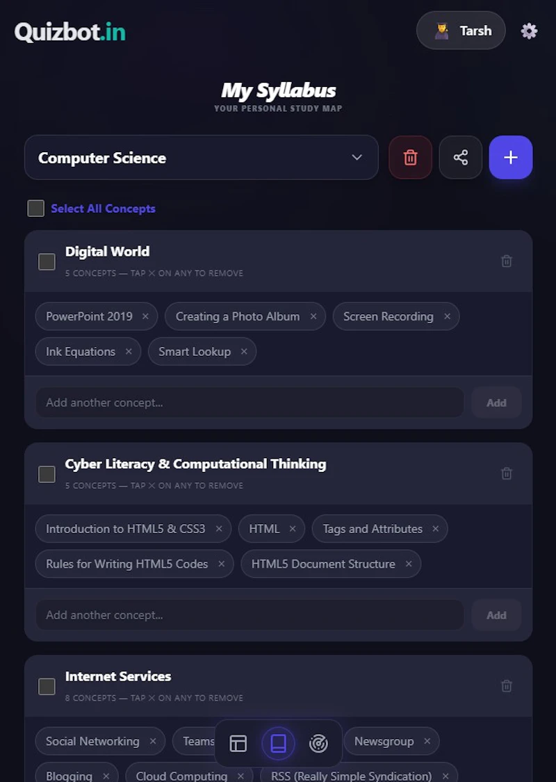 Quizbot Academic screenshot 3