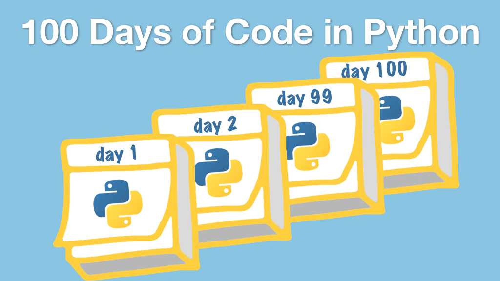 #100DaysOfCode in Python course