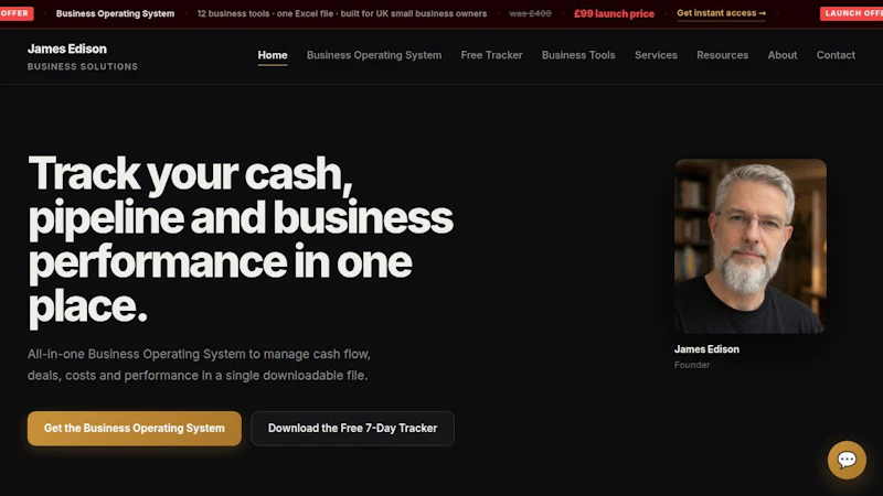 James Edison Business Solutions screenshot 1