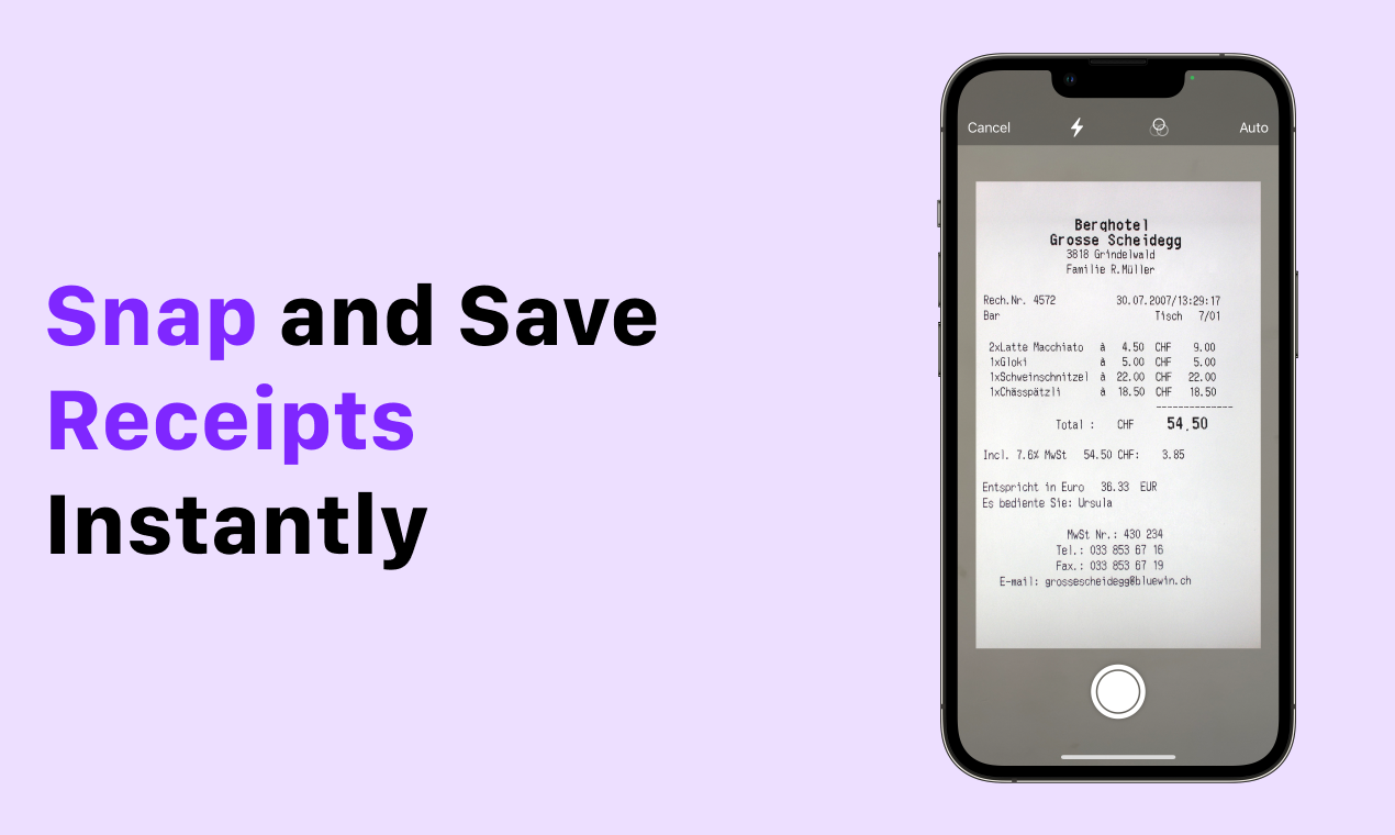 startuptile Receipt Snapper-Track expense & smart receipts