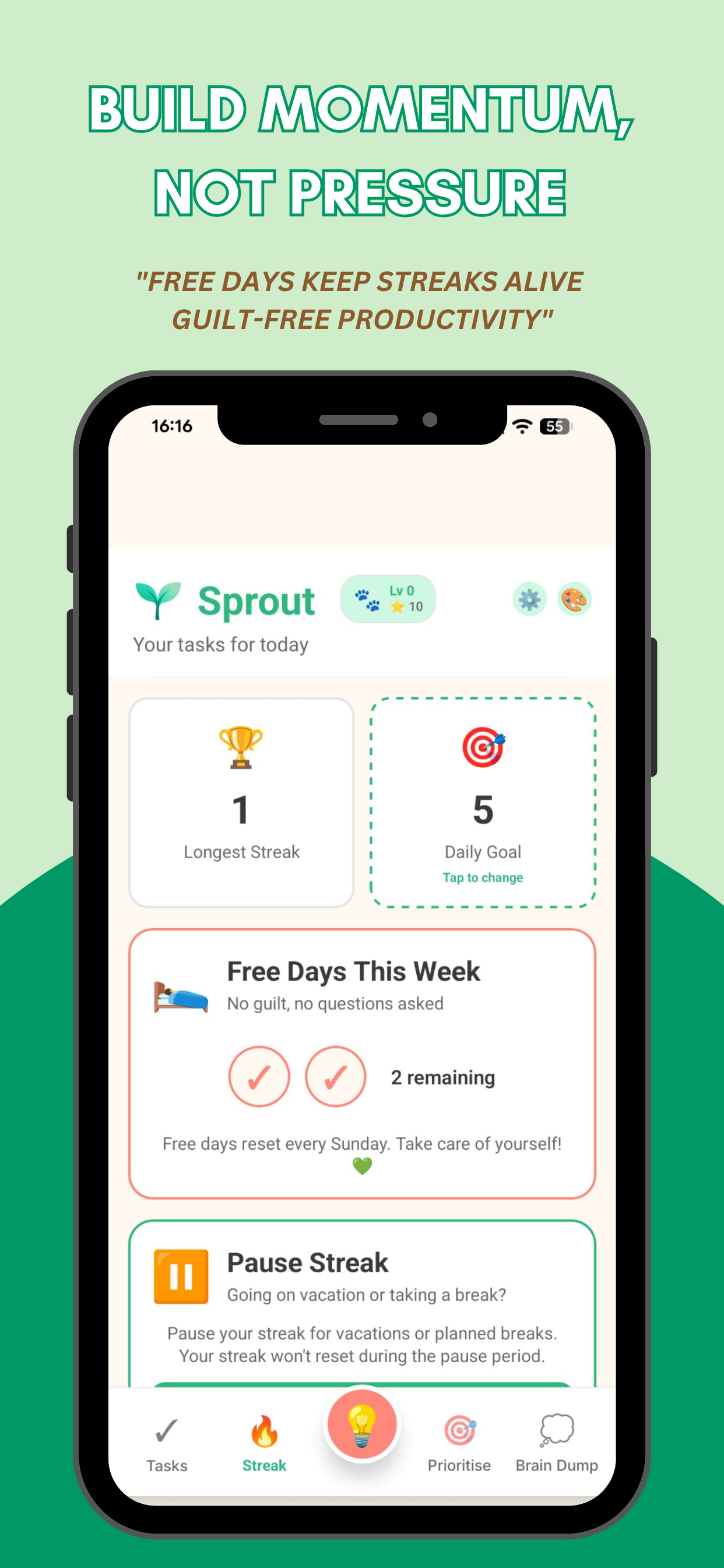   Sprout - Guilt-free ADHD task manager gallery image