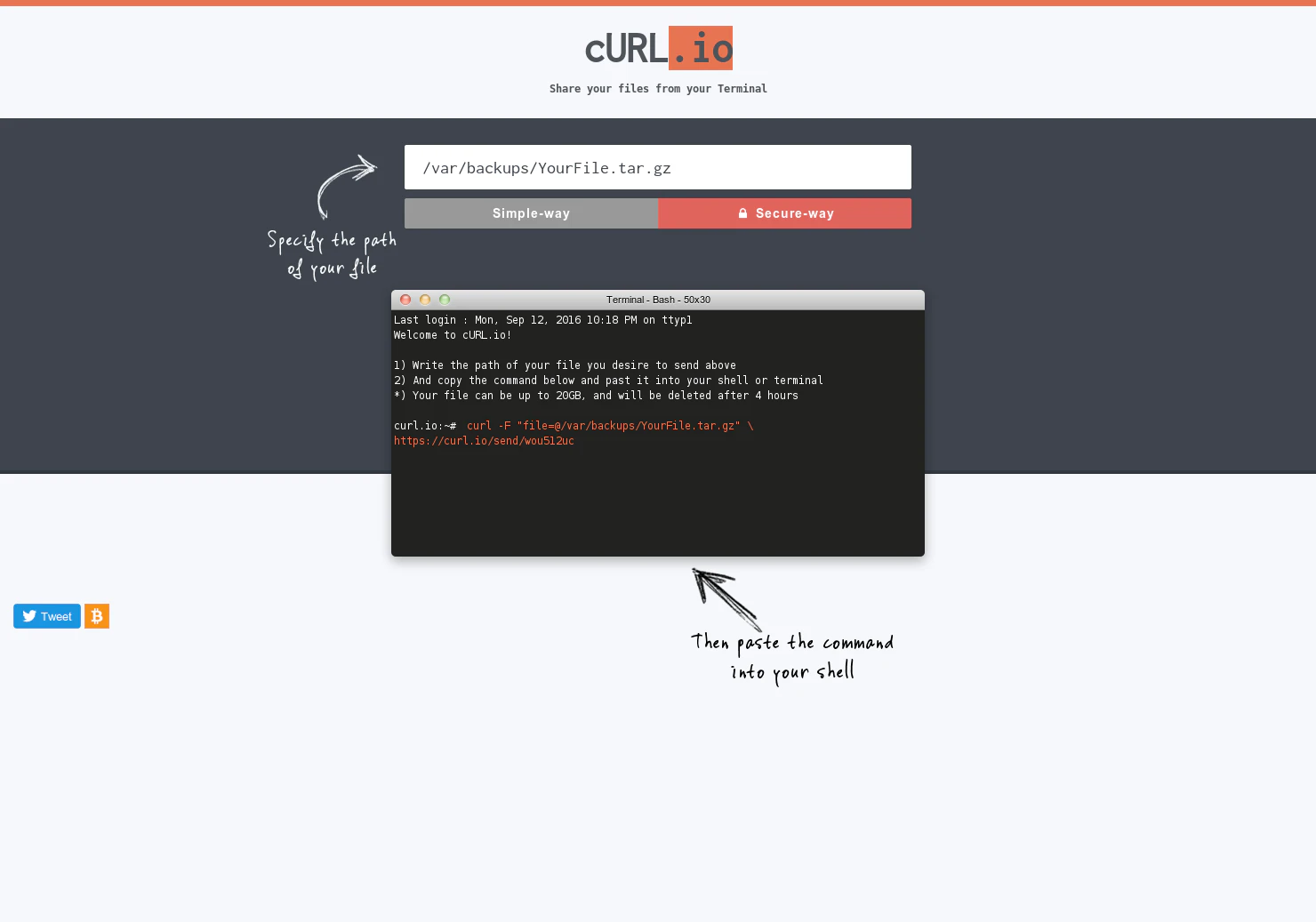 curl.io