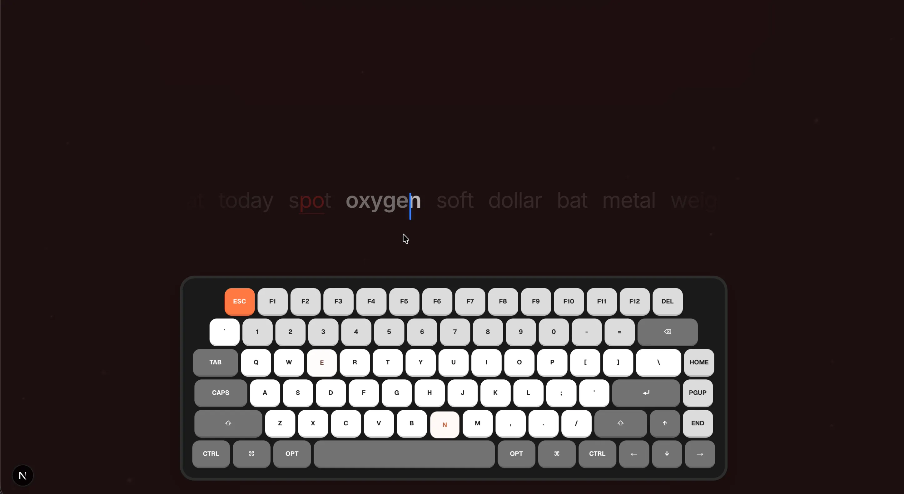 thock — premium typing experience gallery image