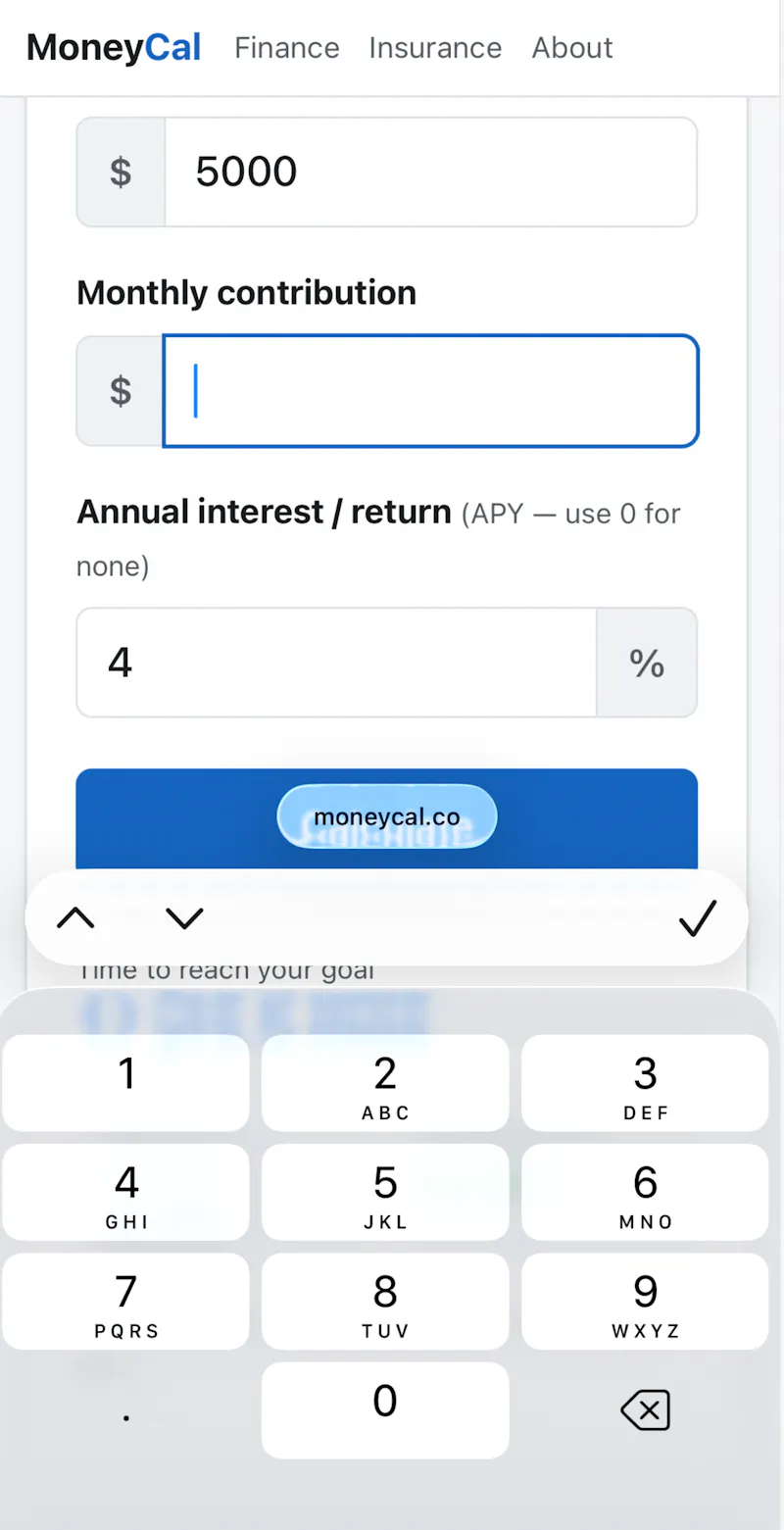 MoneyCal screenshot 3