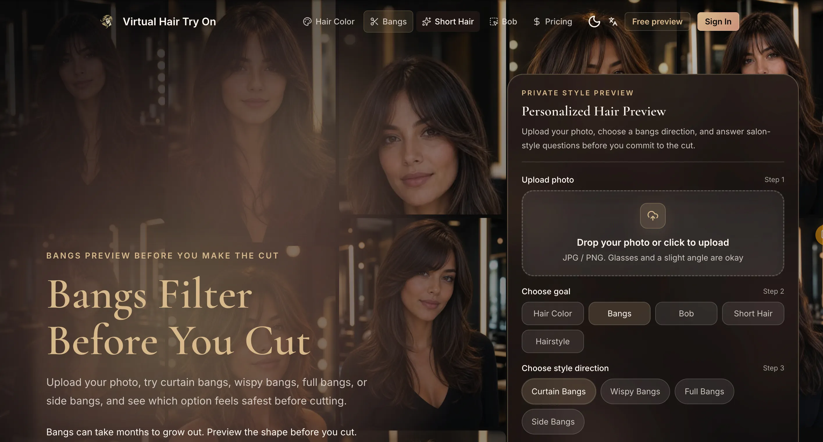 Virtual Hair Try On gallery image