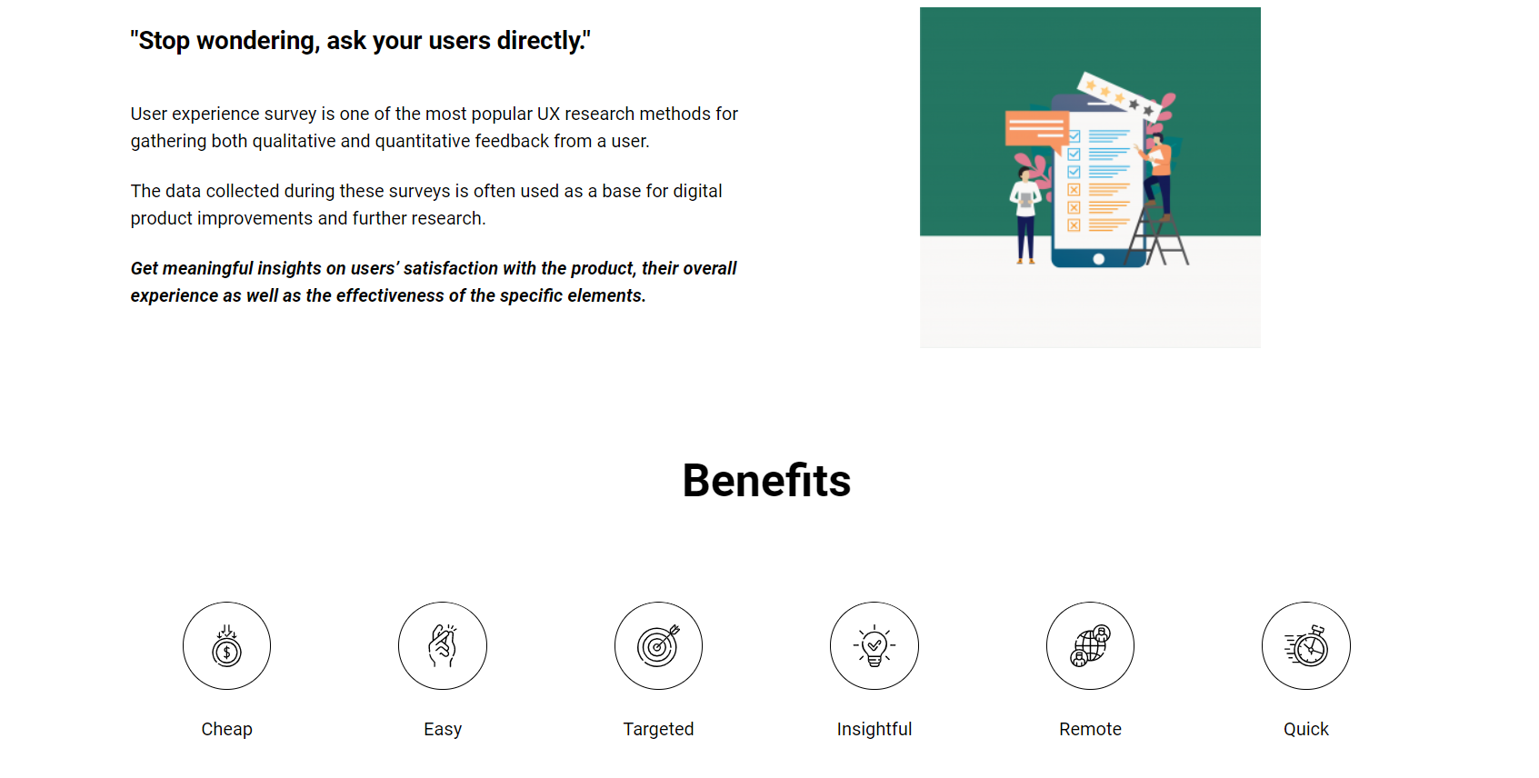 UX surveys guide gallery image