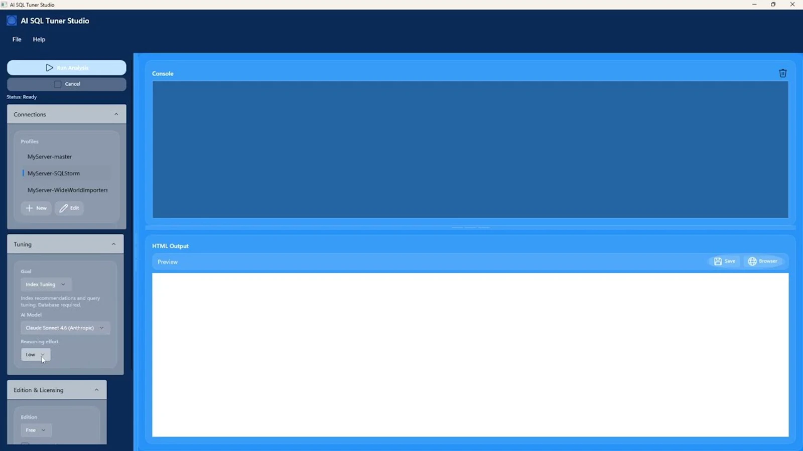 AI SQL Tuner Studio screenshot 1 (video preview)