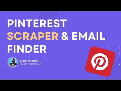 Pinterest Scraper & Email Finder gallery image