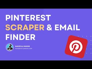 Pinterest Scraper & Email Finder gallery image