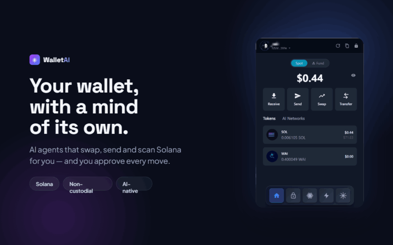 First built-in Agentic AI Wallet gallery image