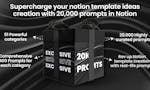 20K Prompts Notion Template Ideas Bundle image