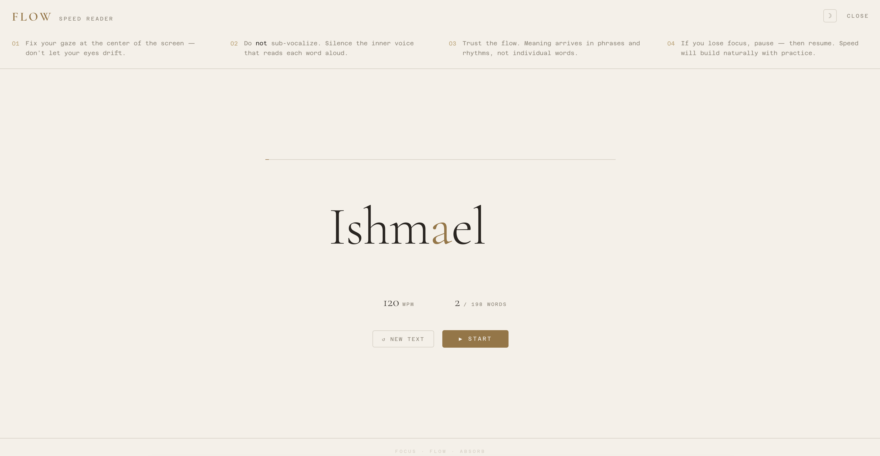 FLOW Speed Reader gallery image