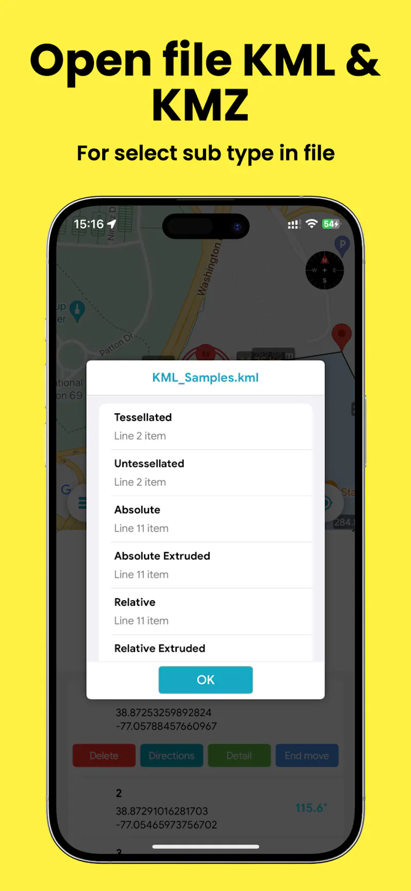 Fields Area Measure Map screenshot 3