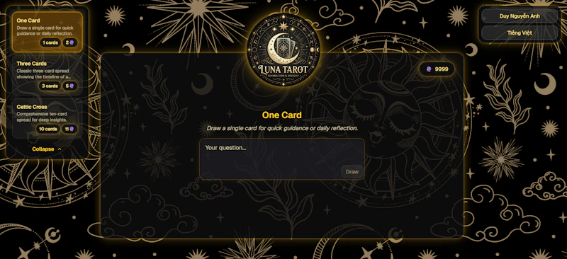 Luna Tarot screenshot 1