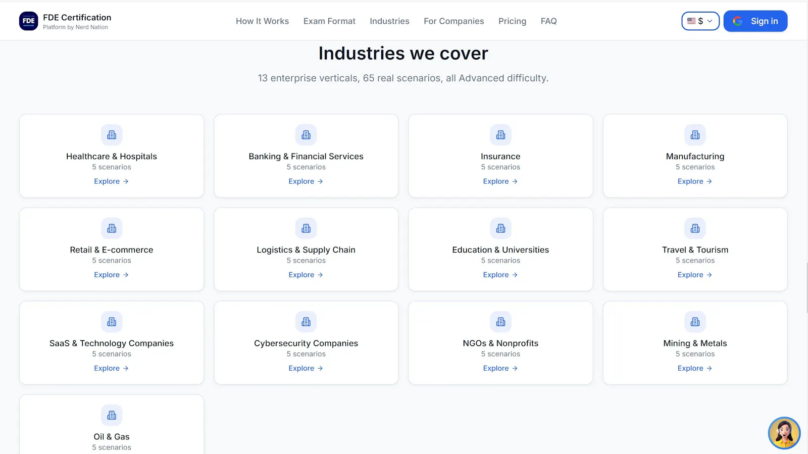 FDE Certification Platform screenshot 4