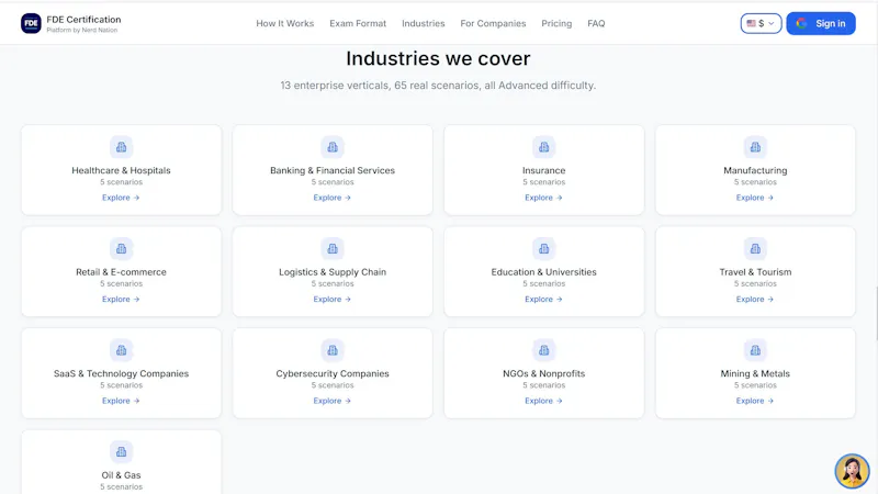 FDE Certification Platform screenshot 4