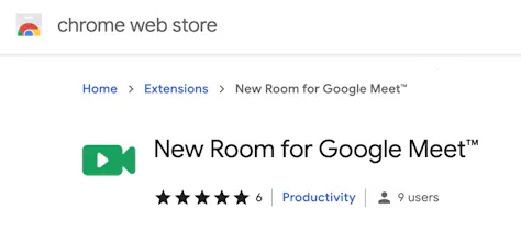 New Room for Google Meet gallery image