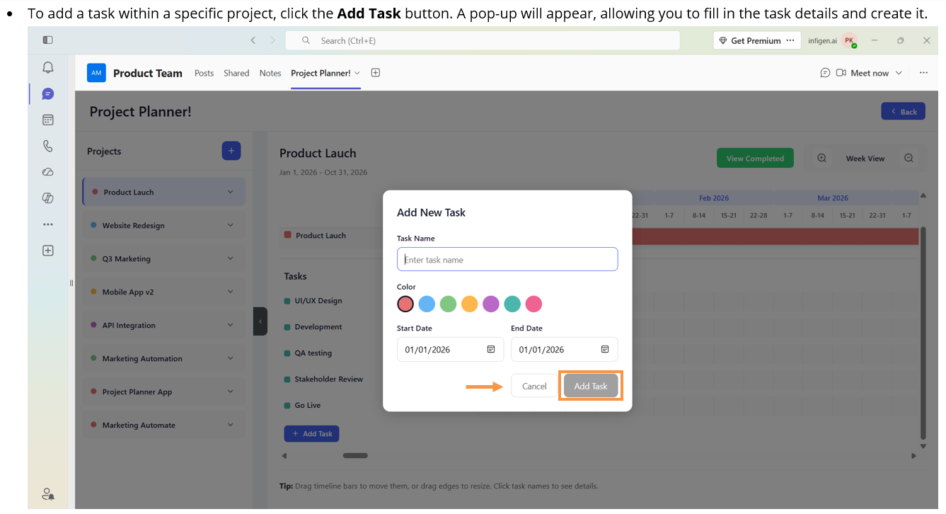 Project Planner! gallery image