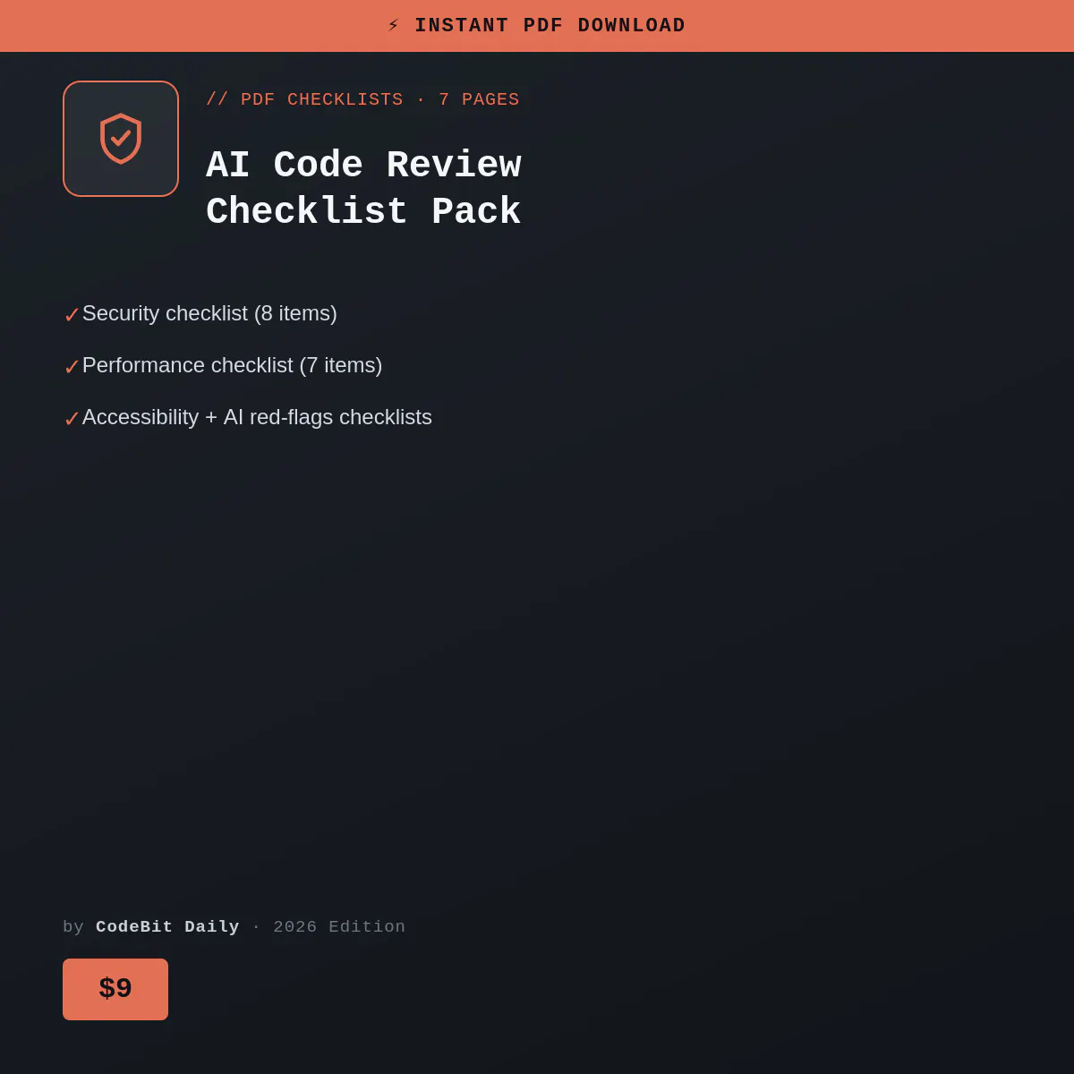 AI Code Review Checklists